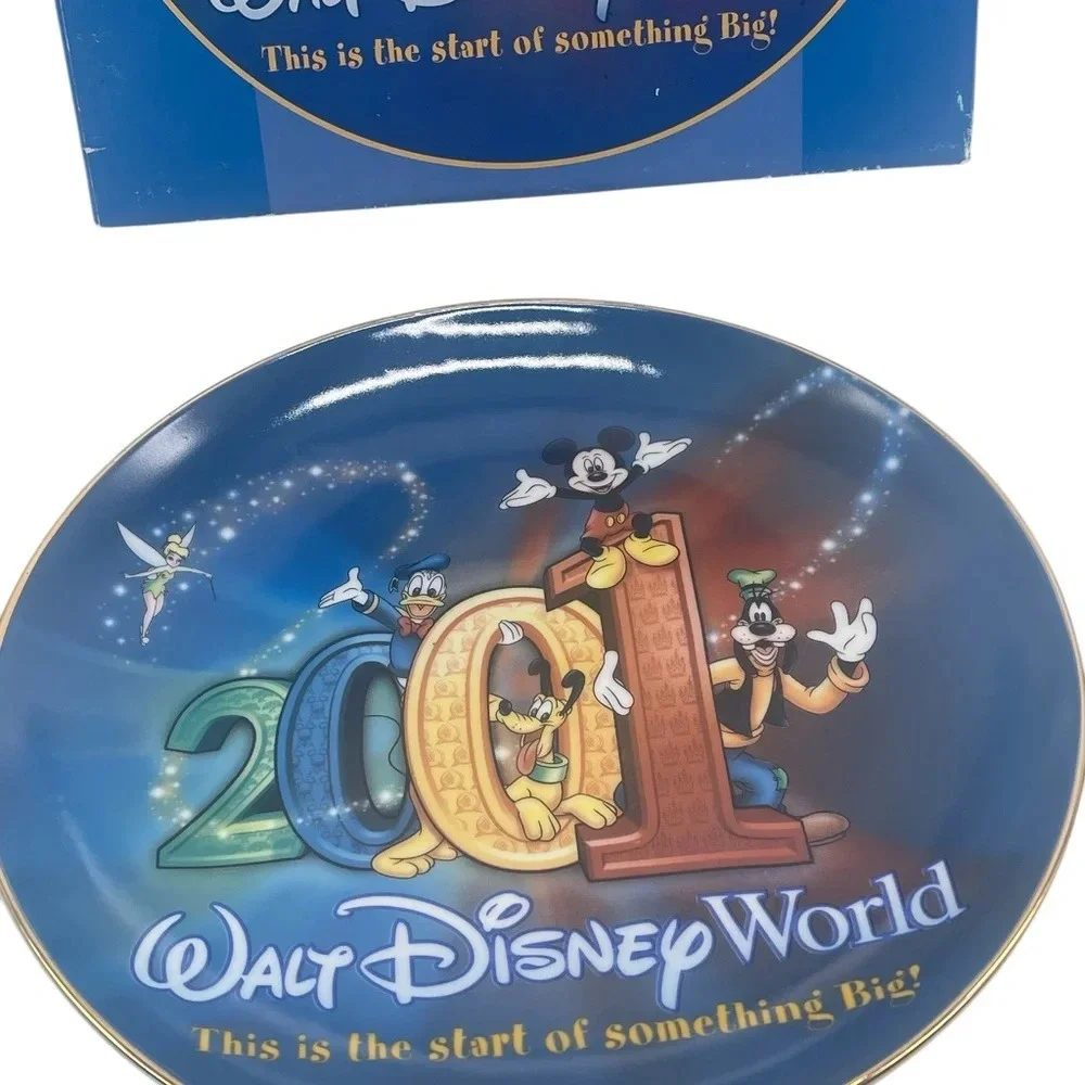 Walt Disney World 2001 Collector Plate This Is the Start of Something Big!